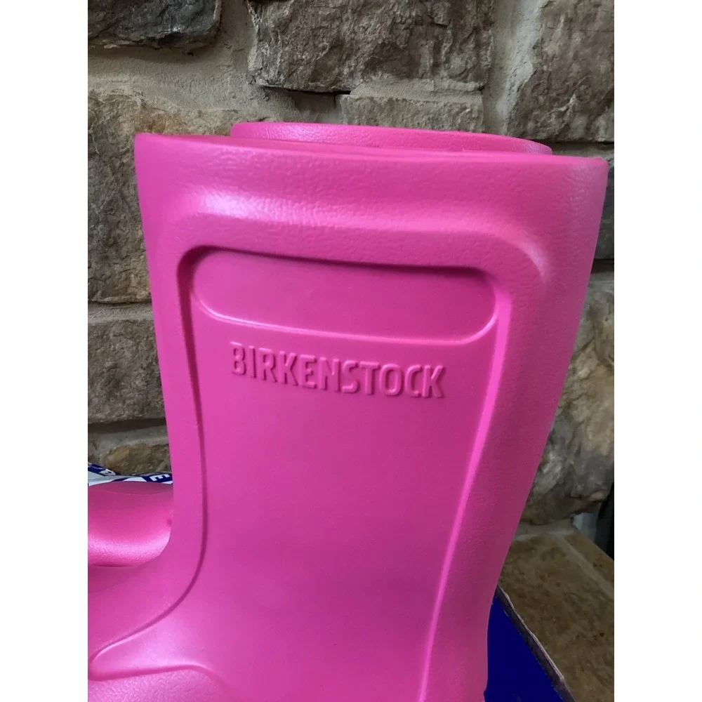 Birkenstock Derry EVA Kids Size 8 Rain Boots Neon Berry Pink New